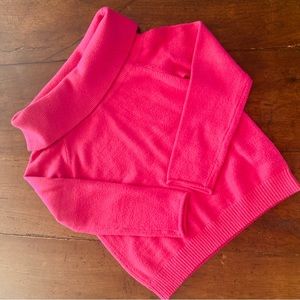 Anthropology perfect pink sweater